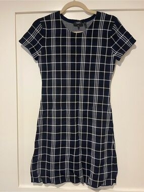 theory knit checkered dress Mini Dress Theory Novelty Checker Dress Theory Plaid Stretch-Knit Scoopneck  Minidress Saks Fifth Avenue